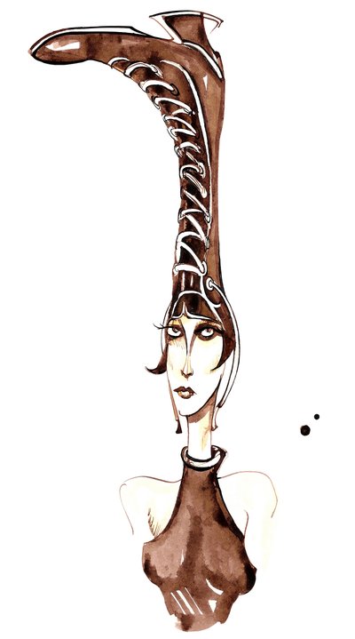 High boot hat by Neale Osborne